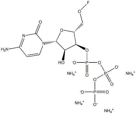Fluorocytidine Triphosphate Tetraammonium Salt Struktur