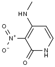 4-Methylamino-3-nitro-1H-pyridin-2-one 结构式