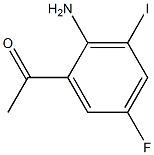 1-(2-Amino-5-fluoro-3-iodo-phenyl)-ethanone Structure