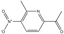 1-(6-Methyl-5-nitro-pyridin-2-yl)-ethanone Struktur