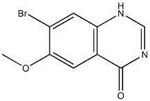 7-Bromo-6-methoxy-1H-quinazolin-4-one Struktur