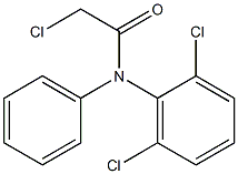 2-CHLORO-N-(2,6-DICHLOROPHENYL)-N-PHENYLACETAMIDE Struktur