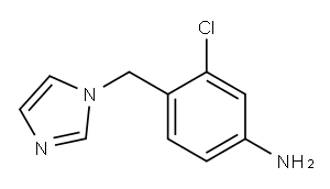 1-(4-AMINO-2-CHLOROBENZYL)-1H-IMIDAZOLE Structure