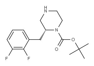 (R)-2-(2,3-DIFLUORO-BENZYL)-PIPERAZINE-1-CARBOXYLIC ACID TERT-BUTYL ESTER