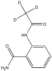 2-(ACETAMIDO-2,2,2-D3)BENZAMIDE Struktur