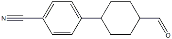 4-(4'-CYANOPHENYL) CYCLOHEXANALDEHYDE Structure