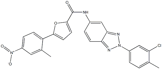 5-(2-METHYL-4-NITRO-PHENYL)-FURAN-2-CARBOXYLICACID [2-(3-CHLORO-4-METHYL-PHENYL)-2H-BENZOTRIAZOL-5-YL]-AMIDE