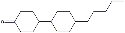 4-(4Pentylcyclohexyl)Cyclohexanone Struktur