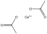 Calcium acetate Struktur