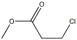 Methyl 3-chloropropionate Structure