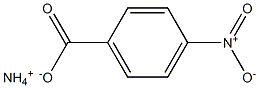 Ammonium p-nitrobenzoate Structure