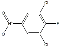 2,6-二氯-对硝基氟苯, , 结构式