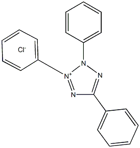 2.3.5-Triphenyl tetrazolium chloride Struktur