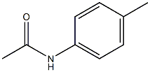 4-乙酰氨基甲苯,,结构式