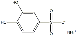 邻苯二酚-4-磺酸铵, , 结构式