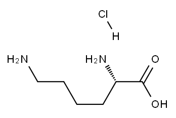 左旋-盐酸赖氨酸,,结构式