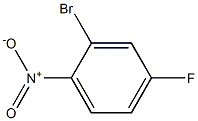 4-Fluoro-2-Bromo nitrobenzene 化学構造式