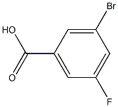 5-fluoro-3-bromobenzoic acid Struktur