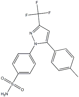 4-[5-(4-methylphenyl)-3-(trifluoromethyl)-1h-pyrazole-1-yl] benzenesulfonamide