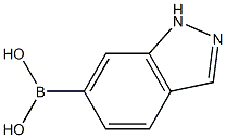 1H-Indazol-6-ylboronicacid Structure
