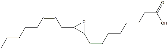 8-[3-[(Z)-oct-2-enyl]oxiran-2-yl]octanoic acid Structure