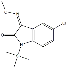 (3Z)-5-Chloro-1-(trimethylsilyl)-1H-indole-2,3-dione 3-(O-methyloxime)