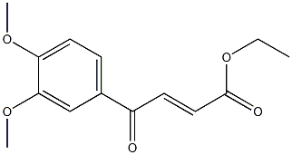 (E)Ethyl4-(3,4-dimethoxyphenyl)-4-oxo-2-buttenoate
