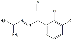 [2-(diaminomethyl)diazenyl](2,3-dichlorophenyl)acetonitrile Struktur