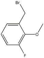 2-METHOXY-3-FLUORO BENZYL BROMIDE Structure