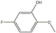 2-甲氧基-5-氟苯酚 结构式