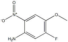 5-FLUORO-2-NITRO ANISIDINE Structure