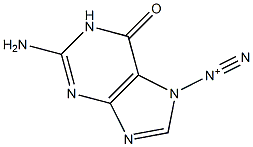 guaninediazonium Struktur