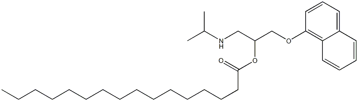 palmitoyl propranolol Structure