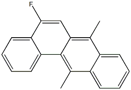 fluoro-7,12-dimethylbenz(a)anthracene Structure