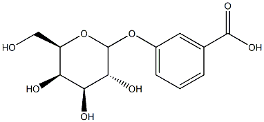 3-carboxyphenyl galactopyranoside Structure