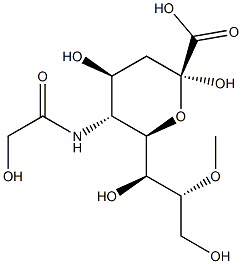 8-O-methyl-N-glycolylneuraminic acid|