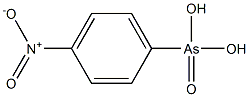 PARA-NITROPHENYL-ARSONICACID 化学構造式