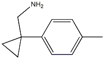 (1-p-Tolyl-cyclopropyl)methylamine Structure