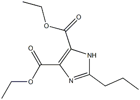 1H-Imidazole-4,5-dicarboxylicacid,2-proply,diethylester Structure