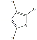 3-Methyl-2,4,5-trichlorothiophene Structure