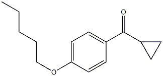 CYCLOPROPYL[4-(PENTYLOXY)PHENYL]METHANONE Structure