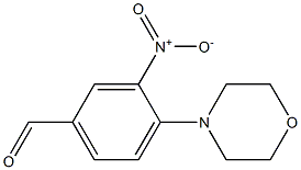 4-(4-MORPHOLINO)-3-NITROBENZALDEHYDE 94% Structure