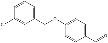 4-[(3-CHLOROBENZYL)OXY]BENZALDEHYDE Structure