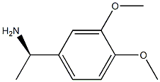 (1R)-1-(3,4-DIMETHOXYPHENYL)ETHANAMINE 结构式