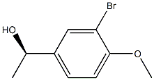 (1R)-1-(3-BROMO-4-METHOXYPHENYL)ETHANOL Struktur