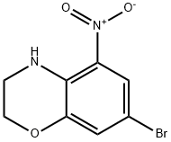 7-BROMO-3,4-DIHYDRO-5-NITRO-2H-BENZO[B][1,4]OXAZINE Structure