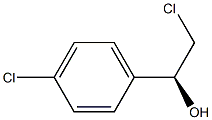 (1S)-2-CHLORO-1-(4-CHLOROPHENYL)ETHANOL 化学構造式