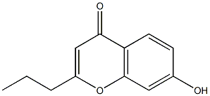 7-hydroxy-2-propyl-4H-chromen-4-one Structure