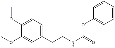 phenyl N-(3,4-dimethoxyphenethyl)carbamate Structure