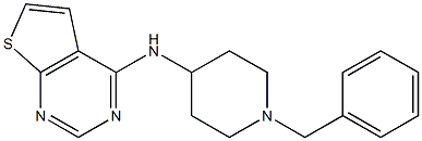 N4-(1-benzyl-4-piperidyl)thieno[2,3-d]pyrimidin-4-amine Structure